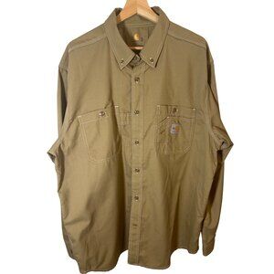 Men's Carhartt FR flame resistant work shirt size XL long-sleeved